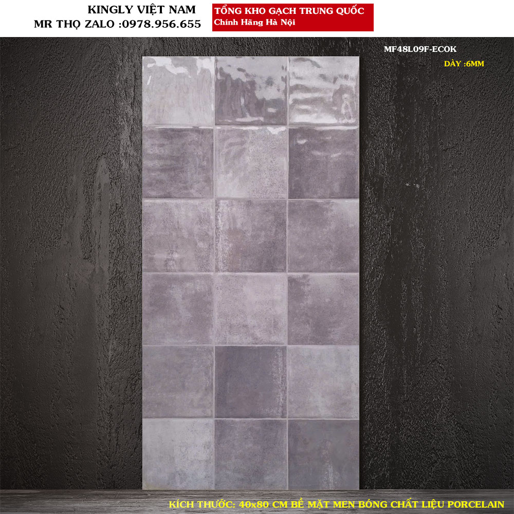 Gạch ốp tường Trung Quốc 40x80 MF48L09F